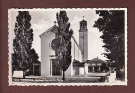 FRIBOURG - Eglise et Cure St. Pierre // pli d'angle //