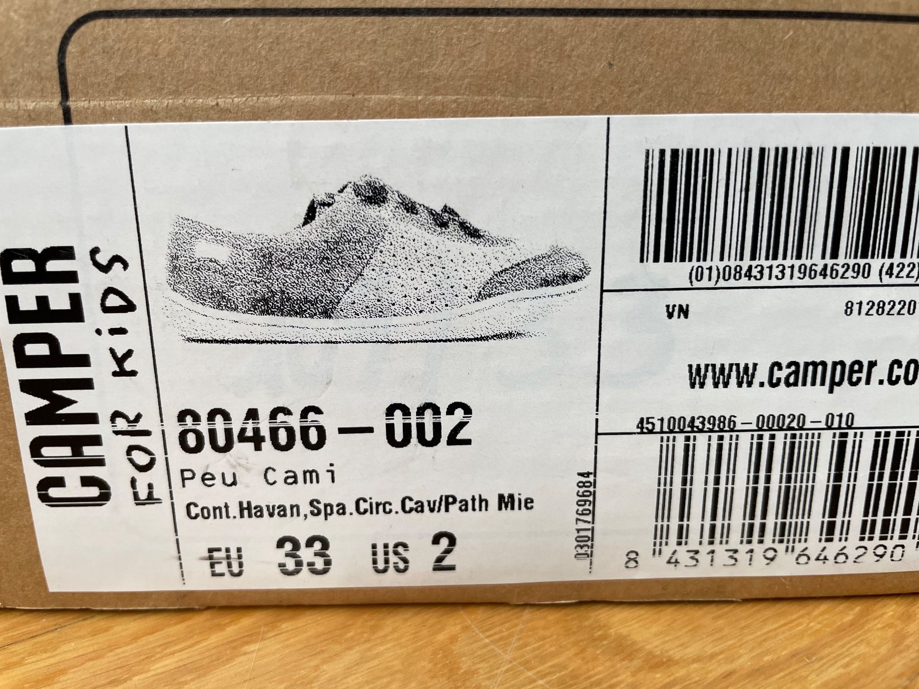Camper Scarpe per ragazzi: Camper Halbschuhe 33 – Usato da Bern venduto da brup 2