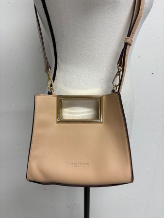 Seidenfelt Handtasche nude beige Crossbody