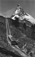 Ansichtskarte Gornergrat Bahn Zermatt Matterhorn