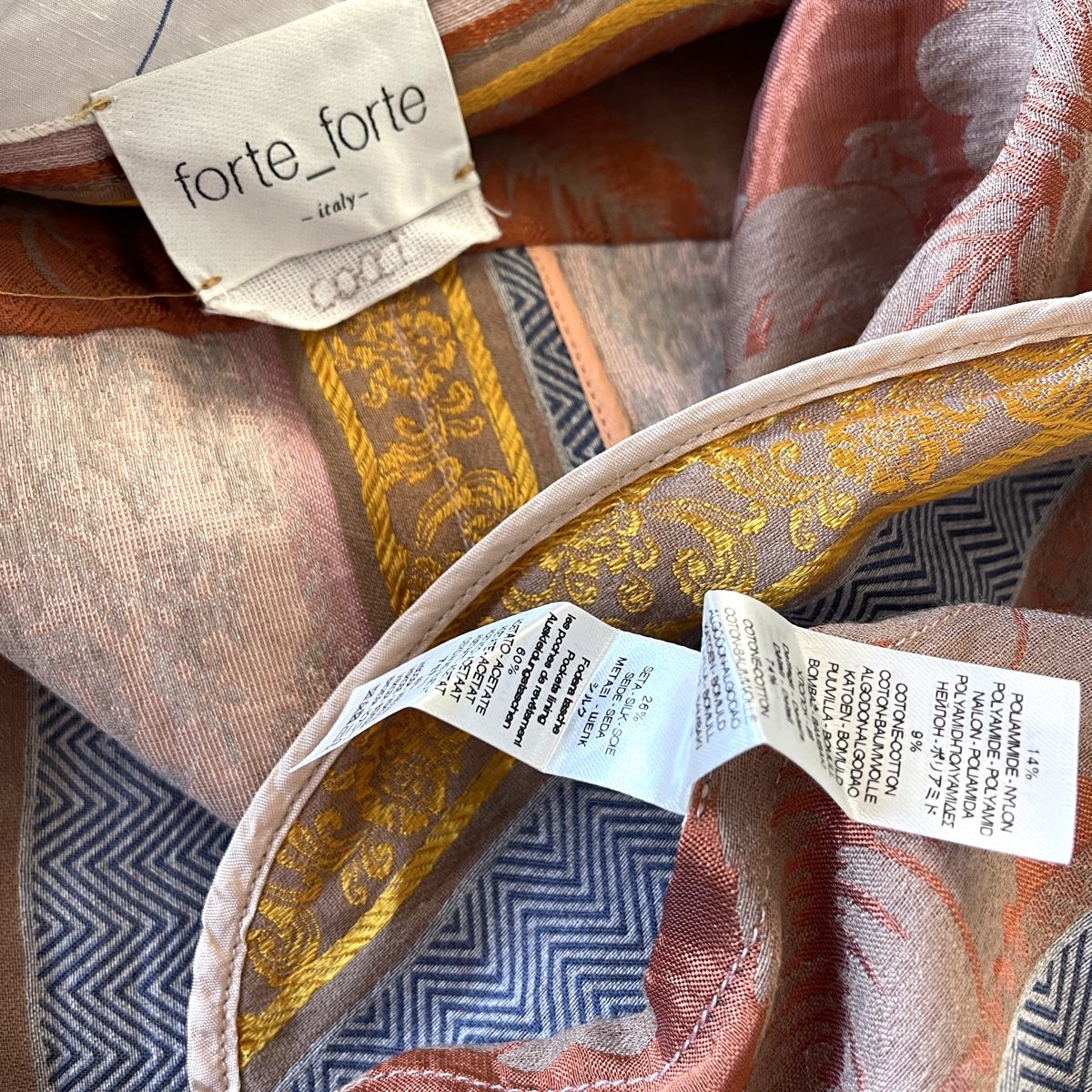 Cappotti: FORTE FORTE Terracota Jacquard Coat – Nuovo (secondo la descrizione) da Emmen venduto da Nightingale_2022 7