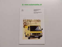 Mercedes-Benz MB 100 D 1989/10 Prospekt deutsch