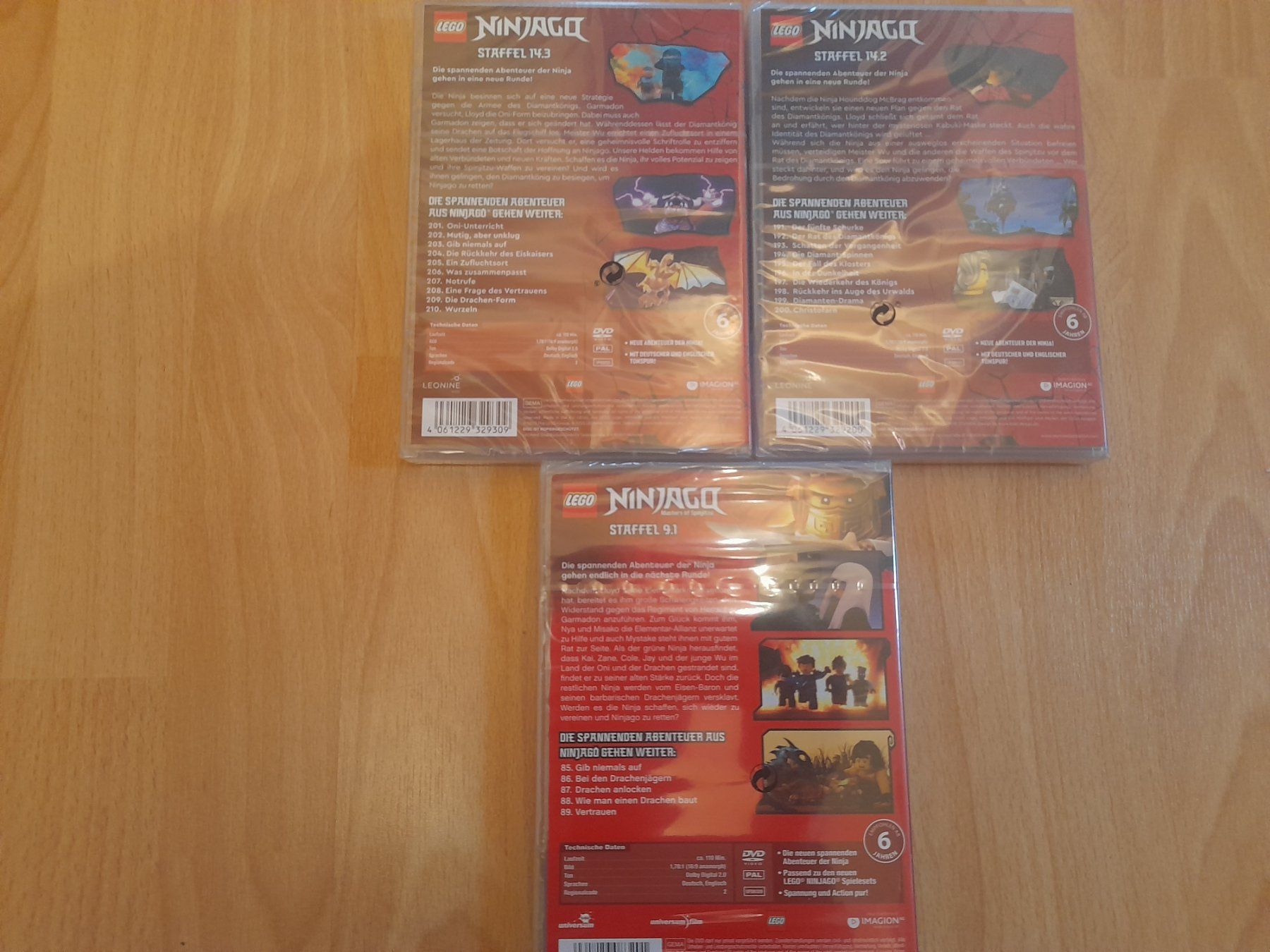 Tutti i DVDs: 3 Lego Ninjago DVD – Nuovo e nell'imballaggio originale da Lustmühle venduto da chevi03 1