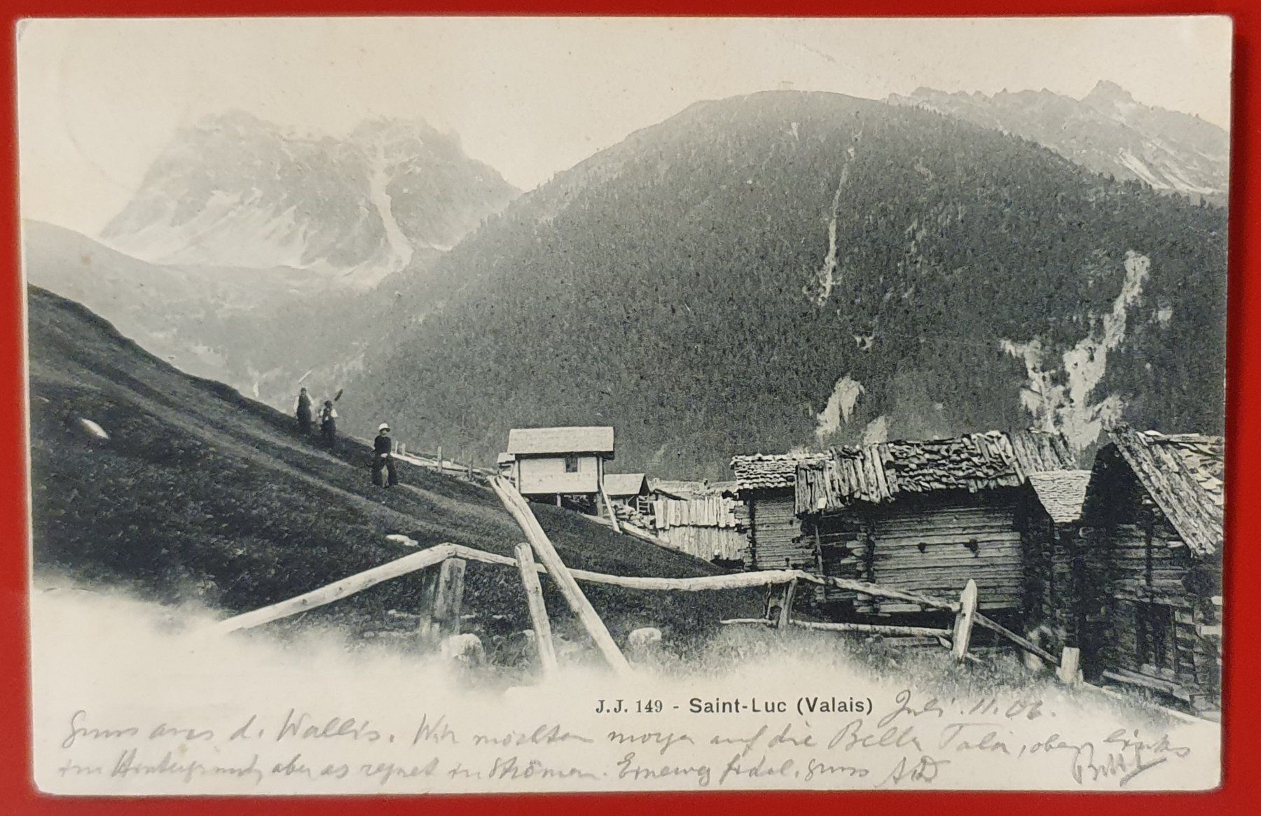 Cartoline postali: Saint-Luc 1906 – Usato da Kreuzlingen venduto da Rschweiz1