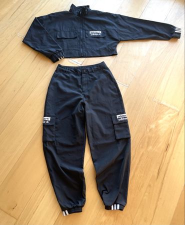 Adidas Originals Vintage Damen Set Gr. 36/S – Cargo Hose + C
