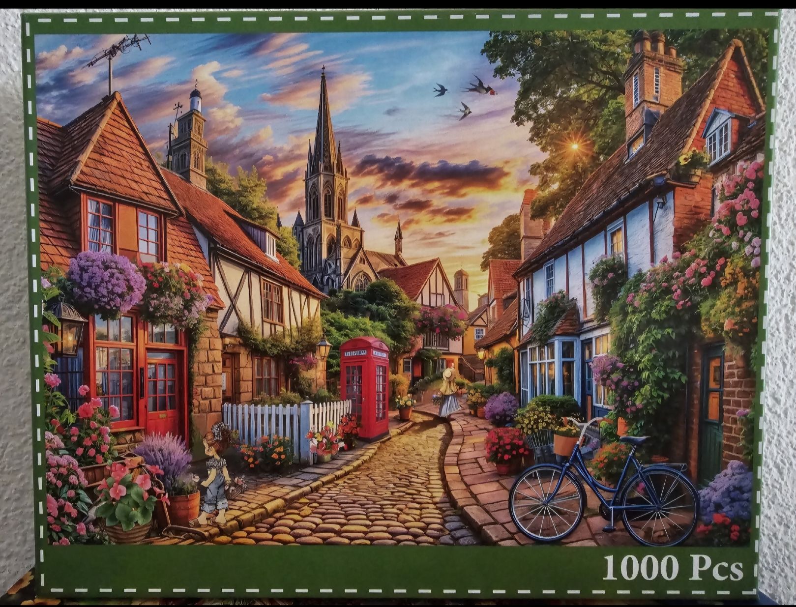 Puzzle: Puzzle "Englische Gasse im Abendrot" – Usato da Bütschwil venduto da Taranabo