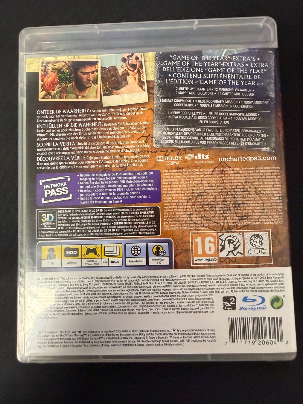 Sony Giochi: Uncharted 3 Drake's Deception - PS3 – Usato da Pont-de-la-Morge venduto da Darfal 2