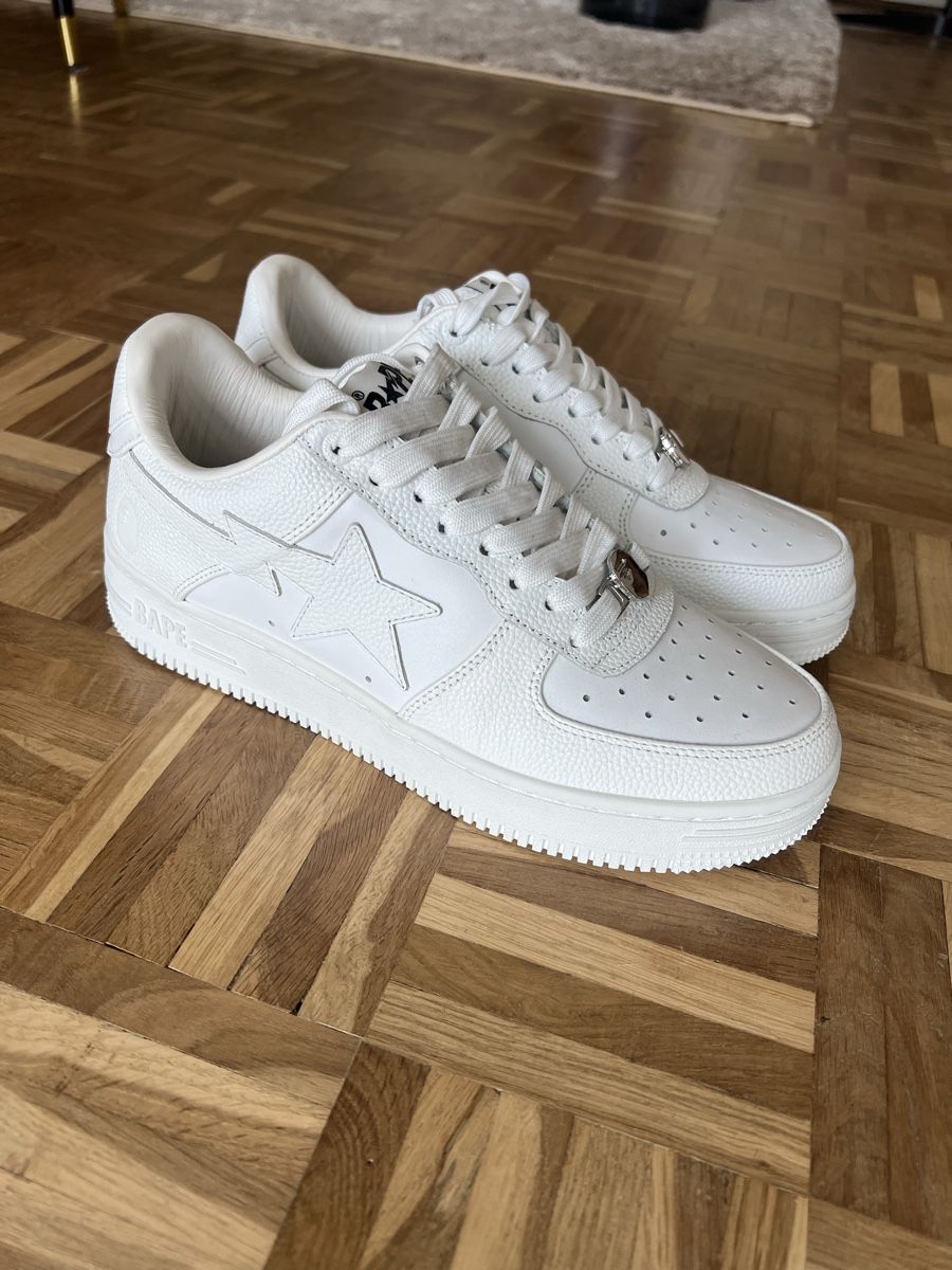 Bape Scarpe da uomo: A Bathing Ape BAPE Sta Triple Weiss Gr. 42 – Nuovo (secondo la descrizione) da Zug venduto da Ratna 1