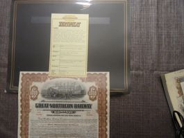 Alte Aktie Wertpapier Historisch 4 Stück
