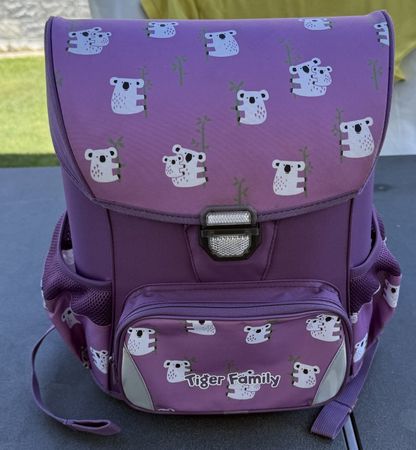 Tiger Family Schulthek, Lila mit Koalas, Top Zustand!