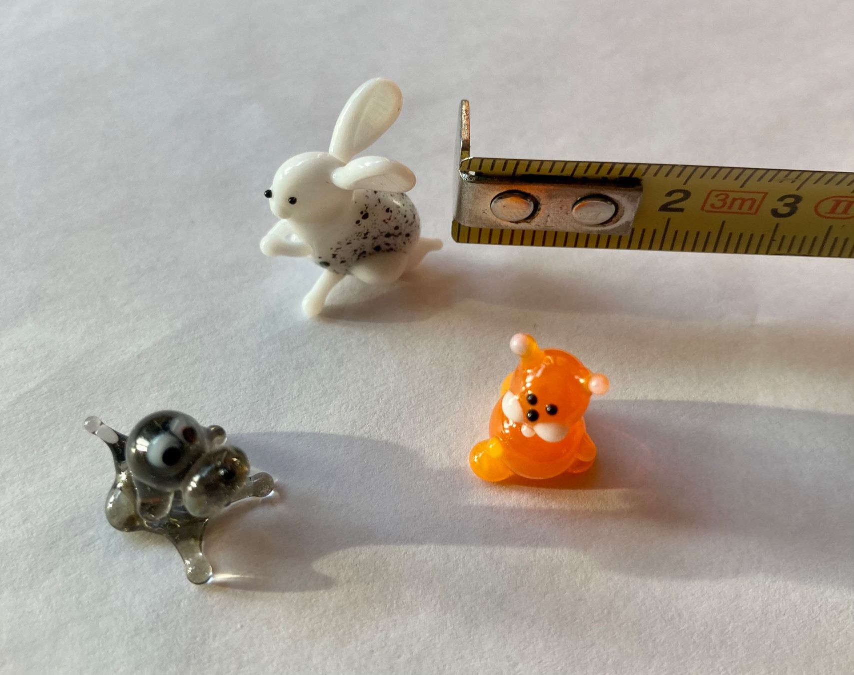 Tutte le decorazioni: 3 Mini Glasfiguren Tiere – Nuovo (secondo la descrizione) da Zürich venduto da tanteluzie 3