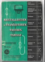 Kristalldioden und Transistoren Taschen-Tabelle 1958