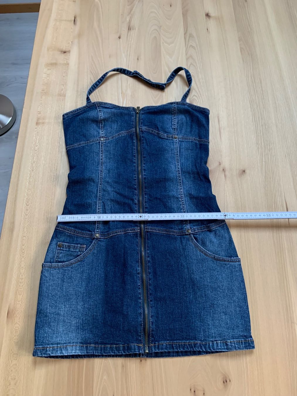 Vestiti: Strech Jeans Minikleid Versand möglich – Usato da Steinen venduto da Firehorse66