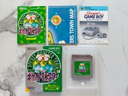 Pokemon Grüne Edition Gameboy Japanisch, TOP ZUSTAND