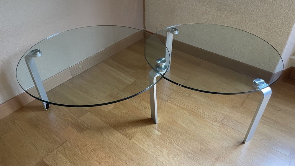 Tables: Design Salon Glastisch - sehr guter Zustand – D'occasion à Bern par gelbepunkte