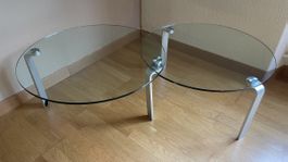 Design Salon Glastisch - sehr guter Zustand