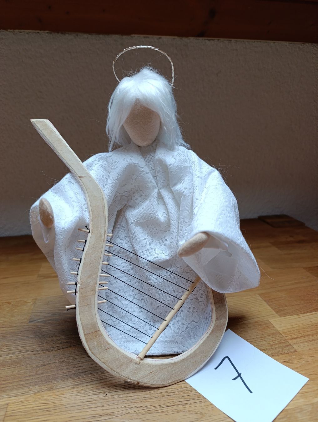 Statuette: Schwarzenberger Krippenfiguen Engel mit Harfe – Nuovo (secondo la descrizione) da Oberarth venduto da sil_9dfs