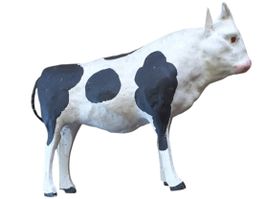 Tierfigur Krippenfigur antik - Kuh Nr.2