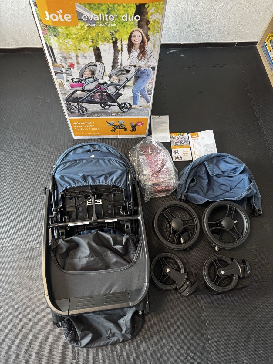Kinderwagen Joie Evalite Duo (fr 2 Kinder, Zwillinge) (Gebraucht) in  Auenstein fr CHF 101  nur Abholung auf Ricardo kaufen