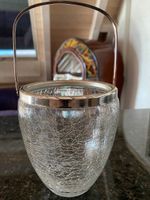 Vintage Eiskübel Craquele Glas