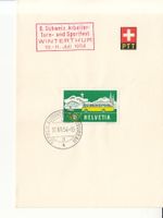 Sonderstempel A. 673 Winterthur Turnfest 1954