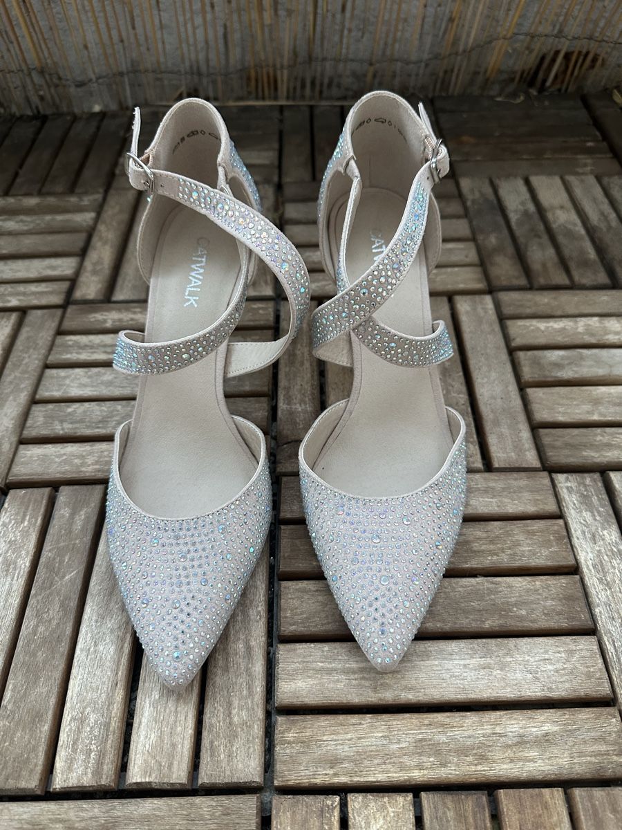 Graceland Damenschuhe: Pumps Glitzer/Strass Gr.38 – Neu und originalverpackt aus Zürich von sar_v6x8 1
