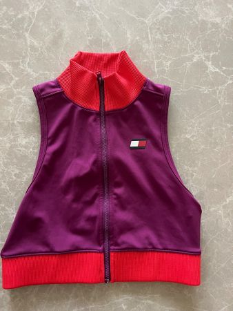 Tommy Hilfiger Sport Vest, Size XS/S Sleeveless, Zipped