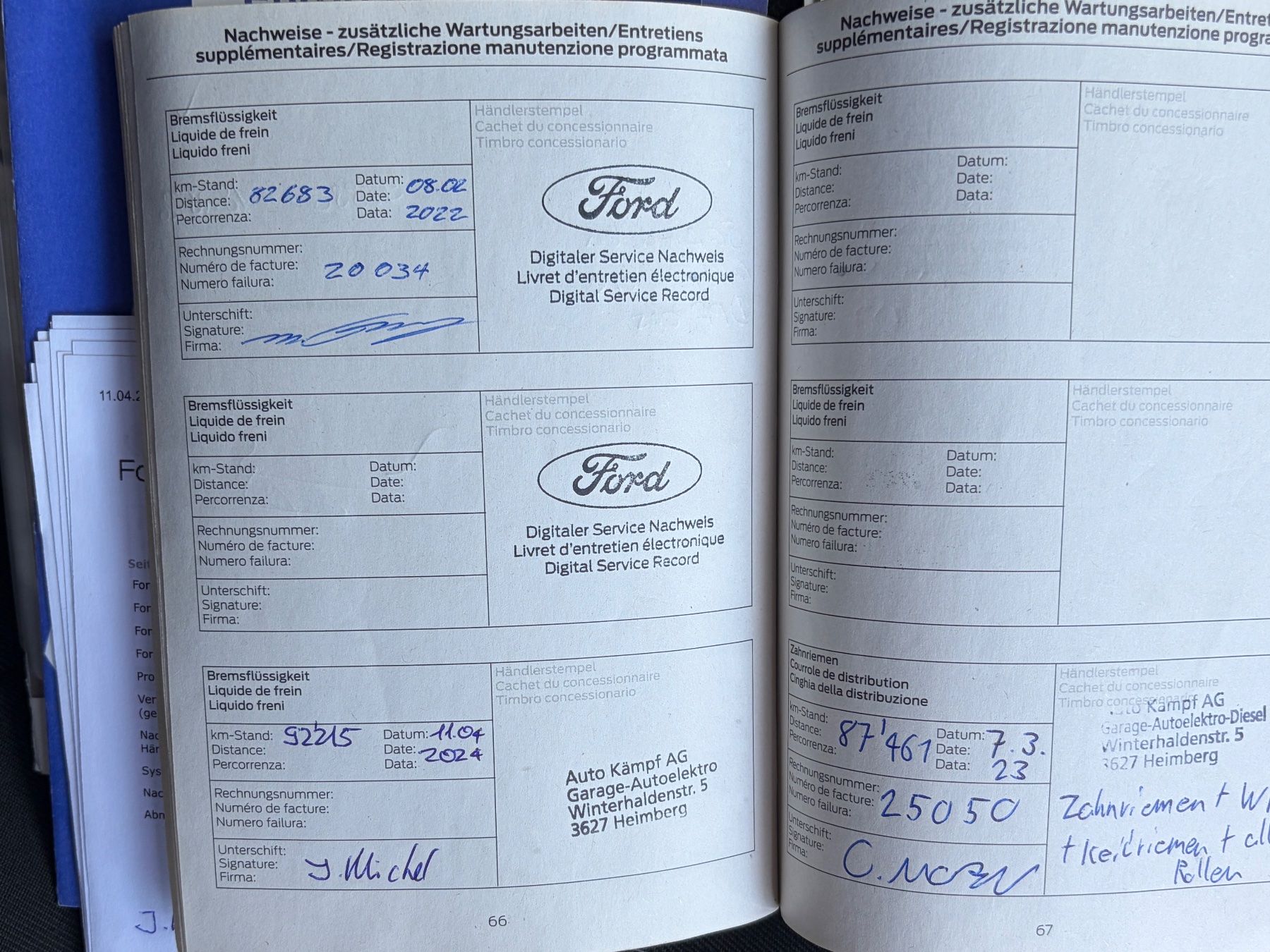 Autos: Ford B-Max Weiss top Zustand – D'occasion à Oberweningen par Achille.3 9