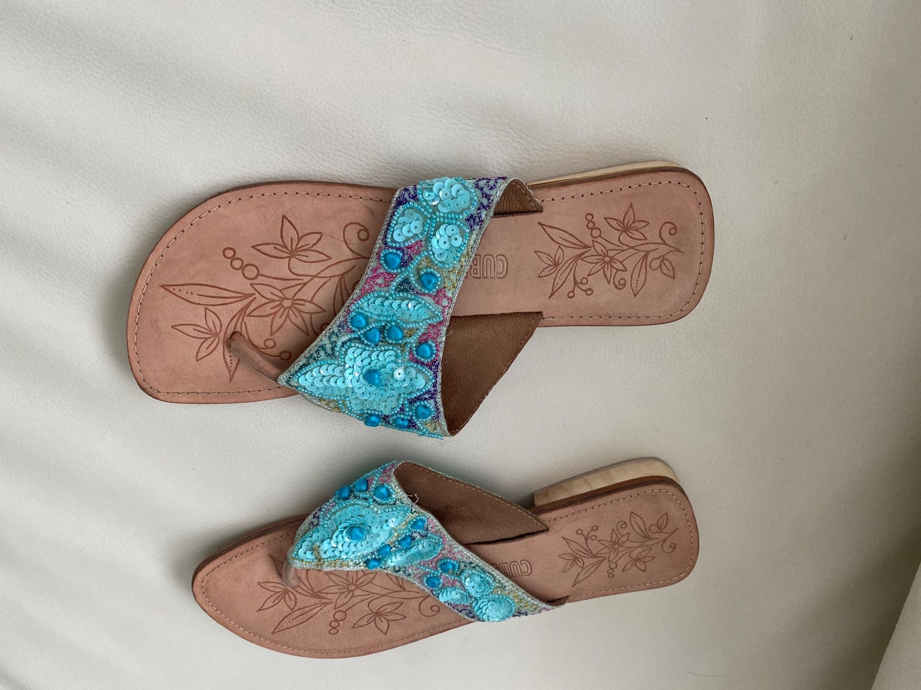 Cube Scarpe da donna: SUMMERTIME - stylische Flip-Flops mit Décor, türkis, 38 – Usato da Winkel venduto da ferrari2022 2