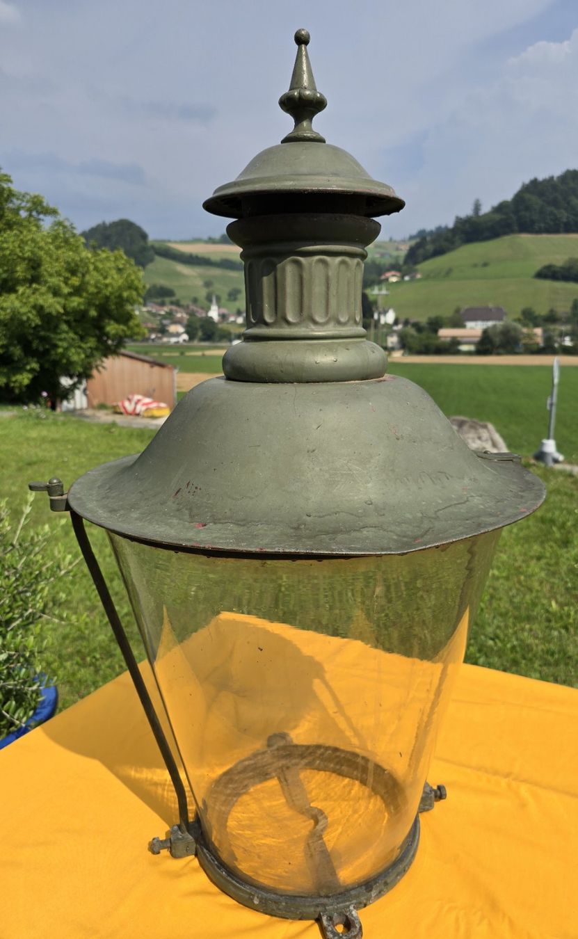 Lampen: Originale Berner Gaslampe unrestauriert  um 1900 – Gebraucht aus Walkringen von Vanuca 2