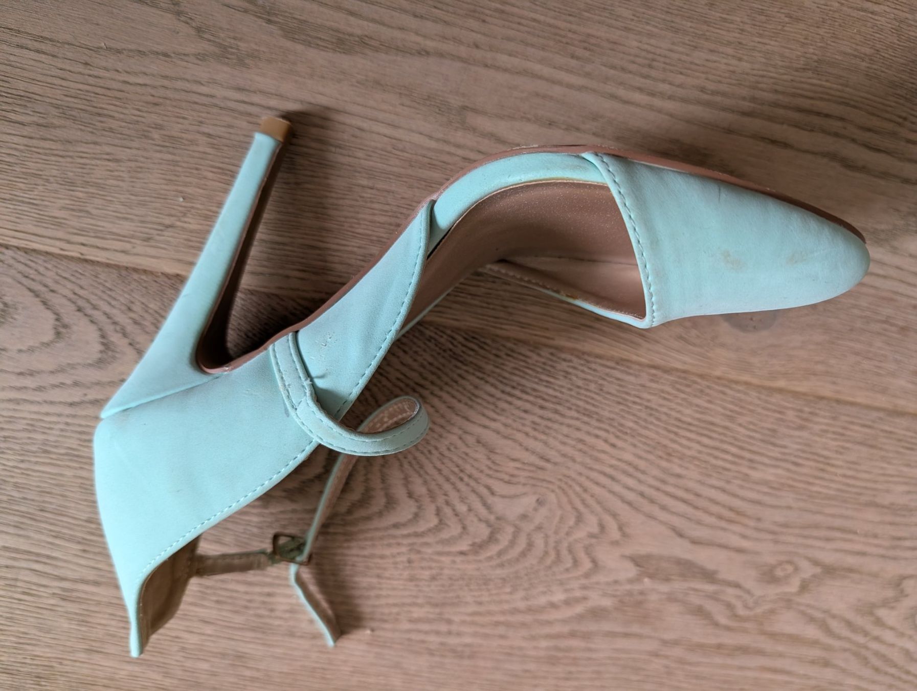 Scarpe da donna: Sommerliche, mintfarbene High Heels, Grösse 37 – Usato da Zürich venduto da kein-design 5