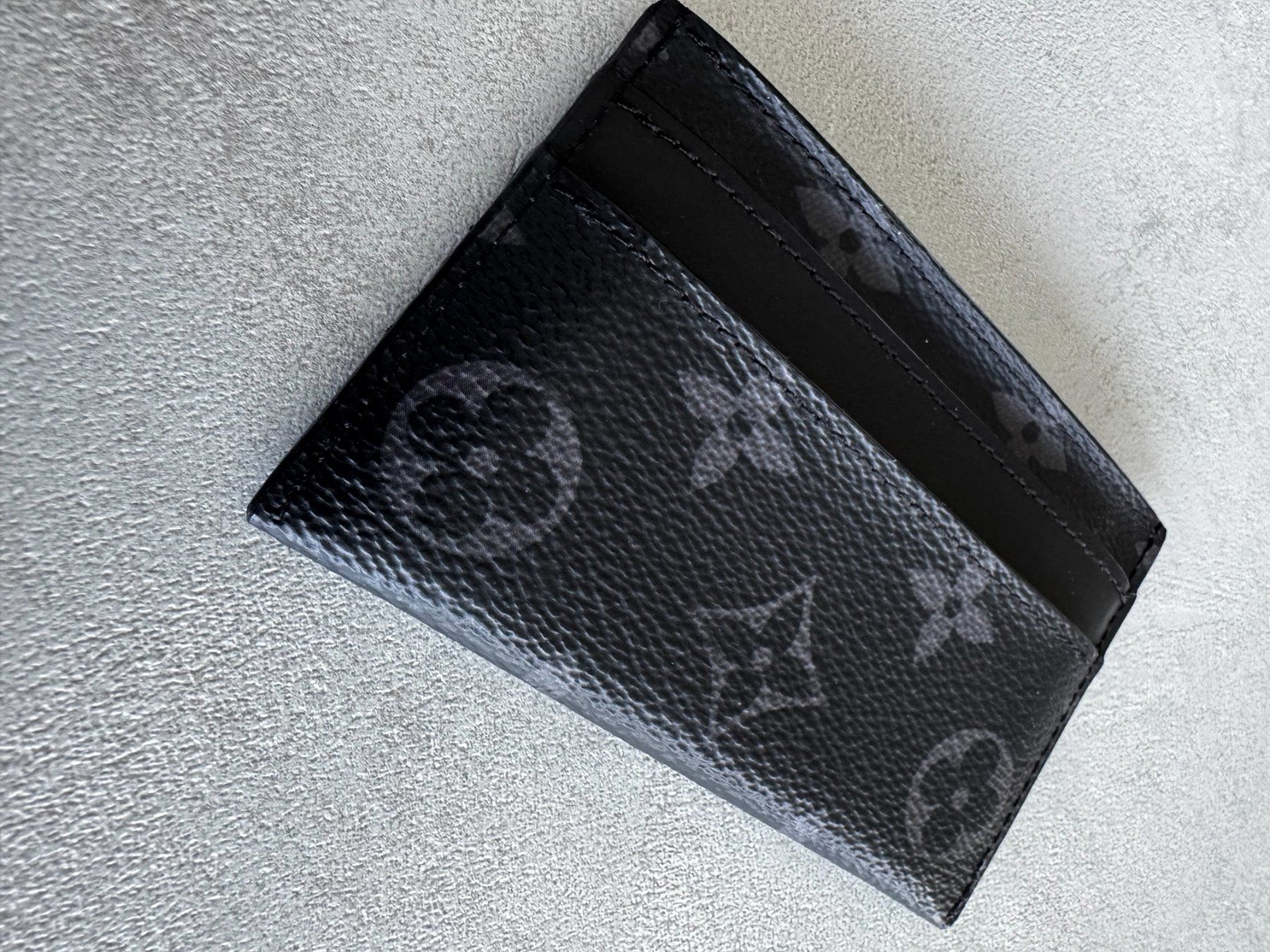 Portafogli: Portacarte Louis Vuitton - Monogram Nero – Usato da Vacallo venduto da Antor96 1