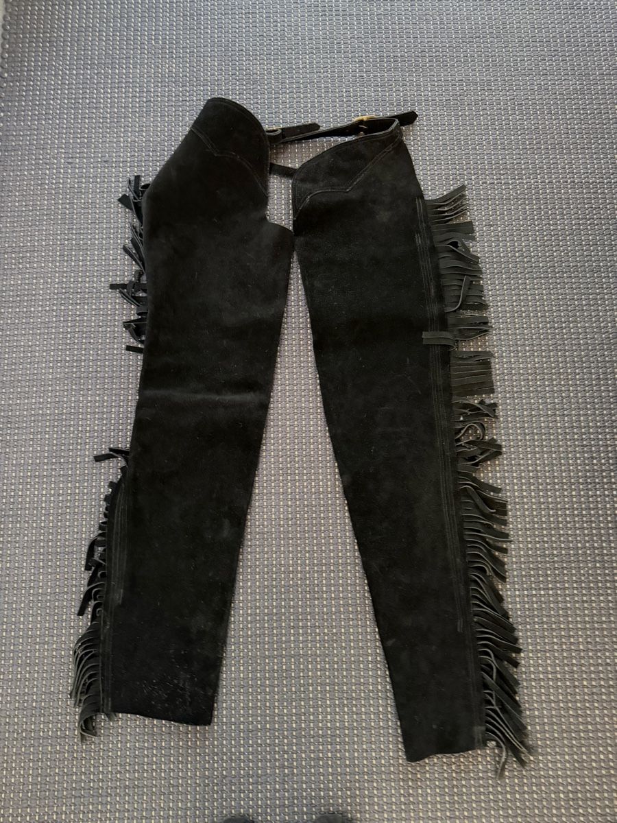Pantaloni: Chisholm Trail Western Chaps mit Fransen M – Usato da Staufen venduto da Elina08
