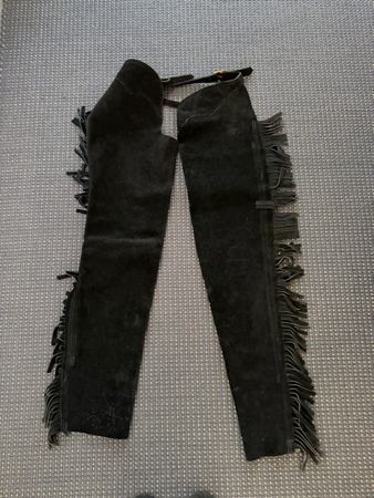 Chisholm Trail Western Chaps mit Fransen M