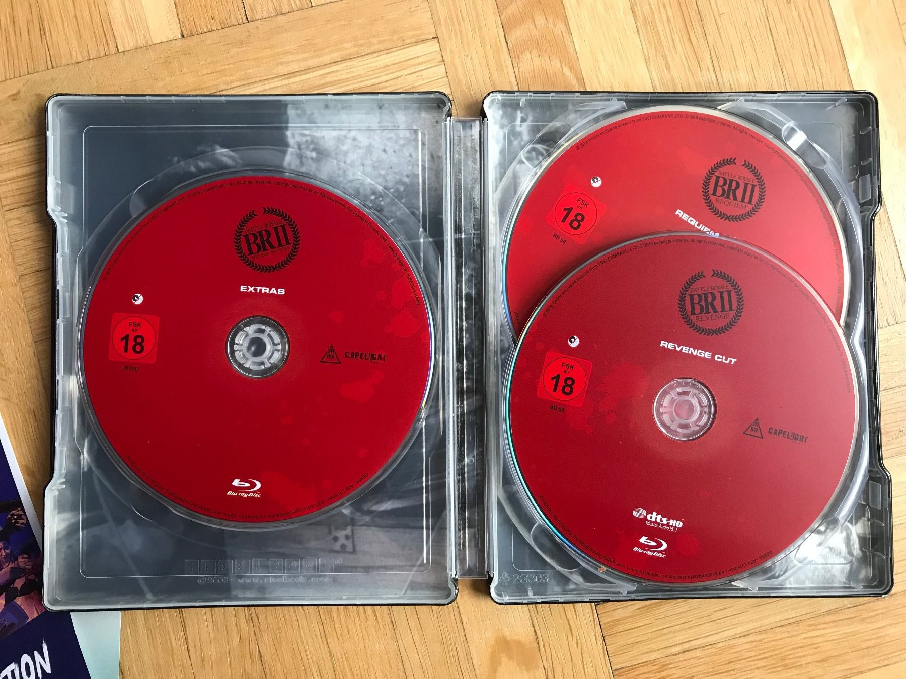 Alle DVDs: Battle Royale II - Steelbook - Blu-ray – Gebraucht aus Zürich von Malcom 1