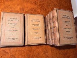 Arthur Schnitzler Gesammelte Werke 6 Bände guter Zustand