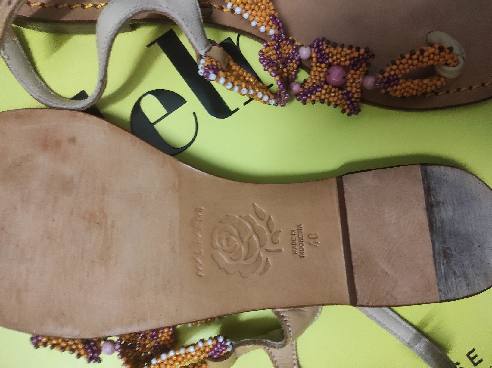 Scarpe da donna: Sandalen von Maliparmi, Leder, 40 – Usato da Baden venduto da zuppel 2