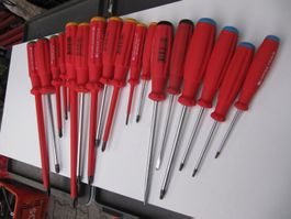 18 Stk. Schraubenzieher (Elektriker) PB Swiss Tools