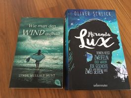 2 Teenager Bücher: Miranda Lux / Wie man den Wind aufhält