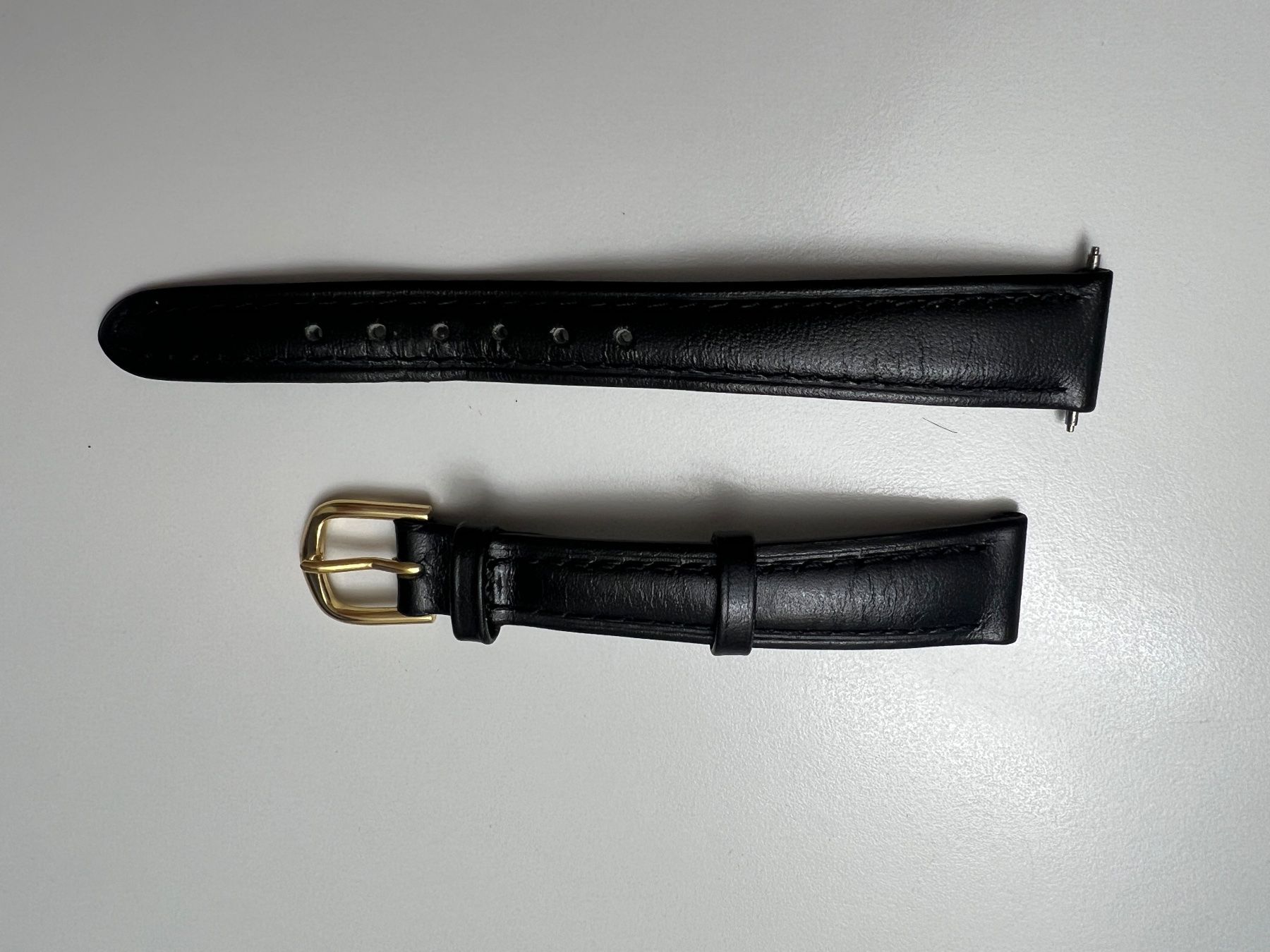 Bracciali & Braccialetti: Leder-Uhrenband  14mm schwarz – Nuovo (secondo la descrizione) da Ebikon venduto da jogger69