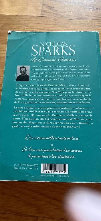 Libri: Nicolas Sparks "La dernière chanson " – Usato da Le Vaud venduto da Gi... 1