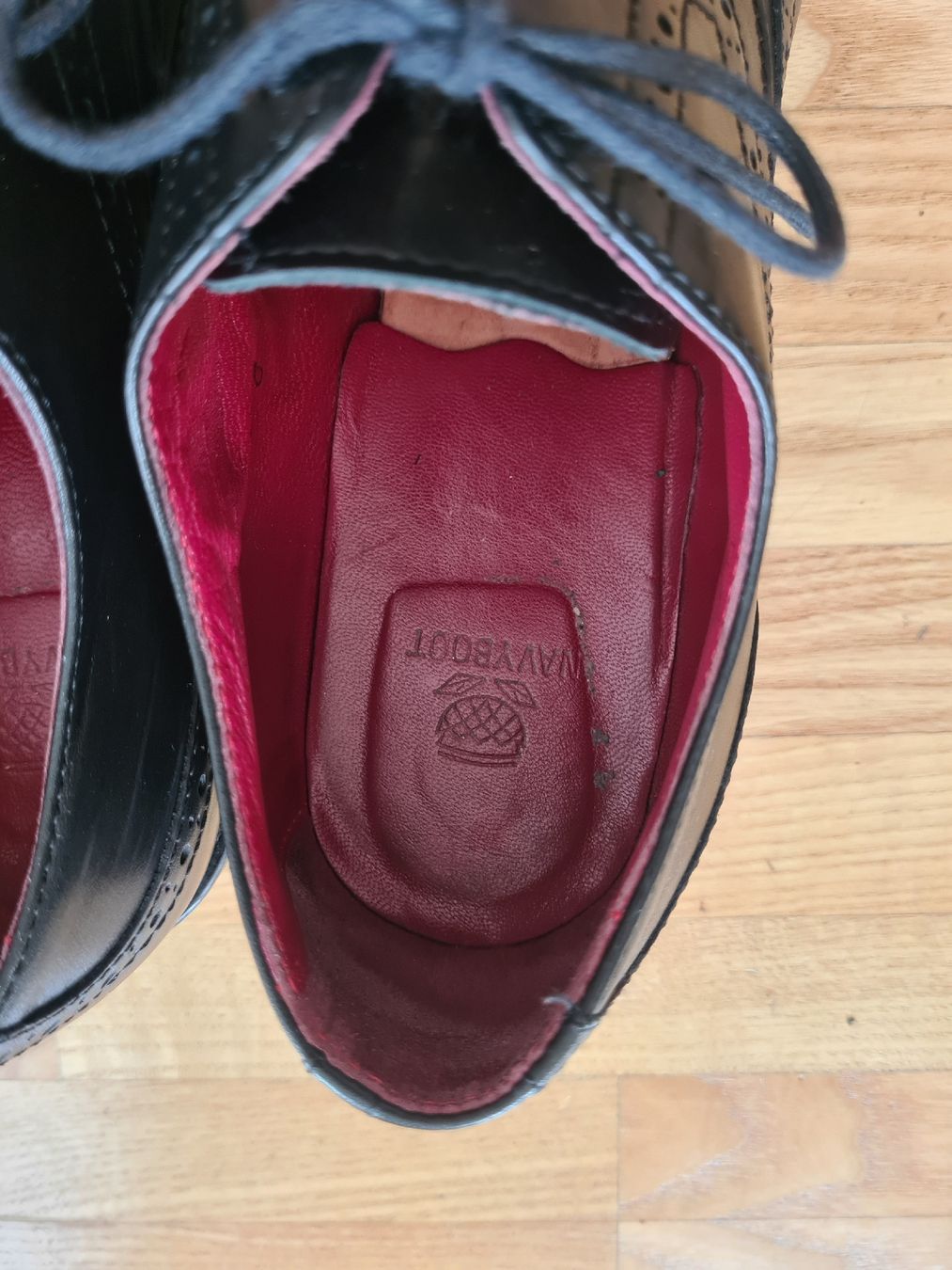 Navyboot Damenschuhe: Navyboot Halbschuhe, Leder, Budapester, gr. 39 schwarz – Gebraucht aus Steinhausen von MilaB 1