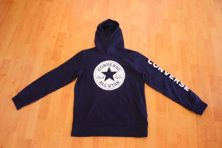 marineblaues Sweatshirt Hoodie mit Kapuze 164/176 Converse