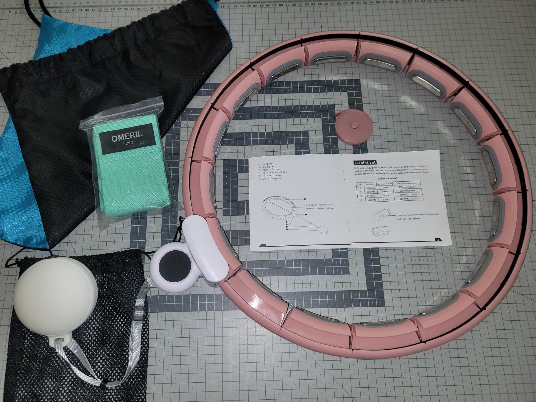 Hometrainer: SMART HULA RING / Hula Hoop Ring Trainingsreifen – Neu (gemäss Beschreibung) aus Adlikon b.Regensdf von Pink-Pan-ther 1