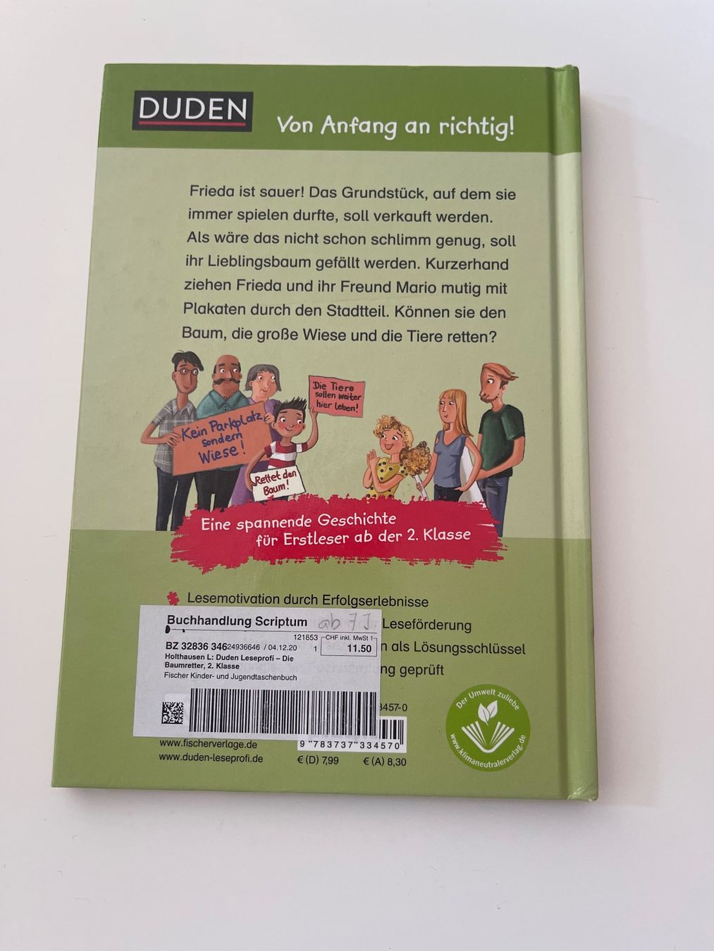 Libri: Buch: die Baumretter (Leselernbuch 2. Klasse) – Usato da Dietikon venduto da Freestyla 1