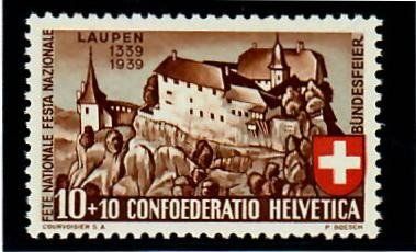 Alle Briefmarken: 1939 2.2.03 verlängertes U Pro Patria, postfrisch – Neu (gemäss Beschreibung) aus Riehen von dfaess