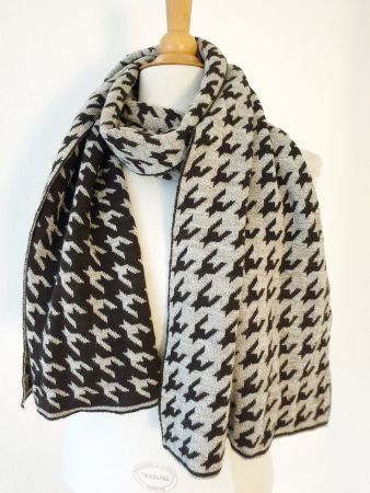 SCHAL LUXUS BRAUN BEIGE MIT GLITZER FÄDEN CASHMERE WUNDERBAR