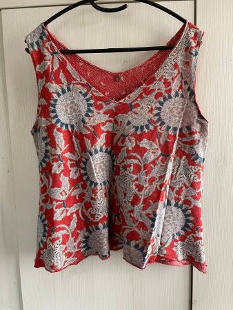 NILE 100% Baumwolle Top - Gr. M/L
