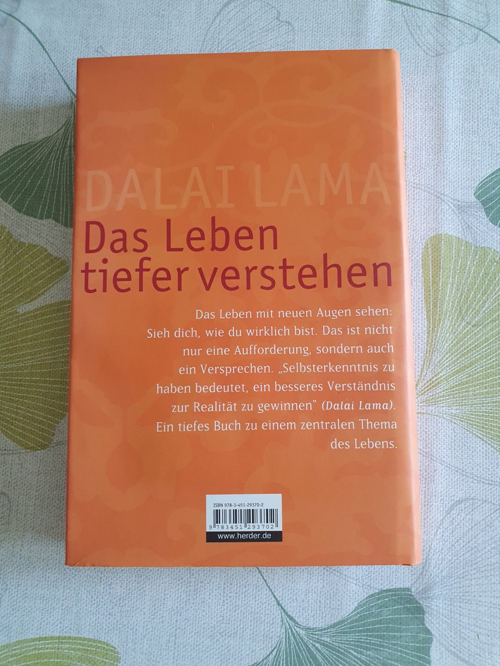Bücher: Dalai Lama Das Leben tiefer verstehen – Gebraucht aus Winterthur von Natascha_1994 1