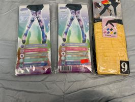 3 Paar Strumpfhosen M-3XL NEU
